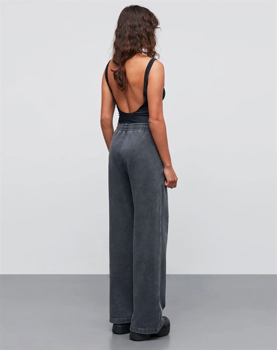 Compact Cotton Lotti Bukser - Asphalt